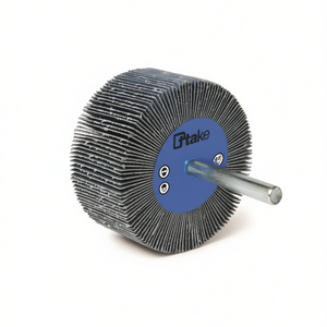 Disque à lamelles abrasif Ttake 40x30 mm, tige de 6 mm, grain 60, pour le meulage des métaux - Product Image 2