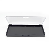 Palette d'ombres à paupières cosmétiques haut de gamme, emballage avec fermeture magnétique, boîtes vides, impression sérigraphique, plastique ABS, sur mesure en gros