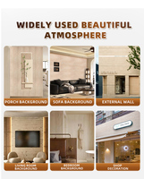 Décoration murale pour cour et villa, panneaux muraux en pierre artificielle, petites dalles, panneaux muraux en pierre flexible