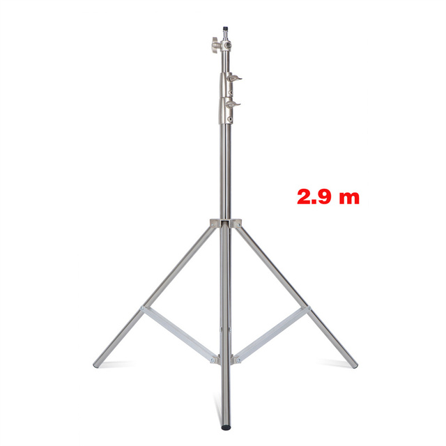 2.9M Stainless Steel Foldable Light Stand Magic Leg Spot Light Tripod Photography C-Stand for Photo Studio
