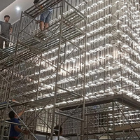 Lustre en verre créatif de luxe pour salon, lampe d'intérieur