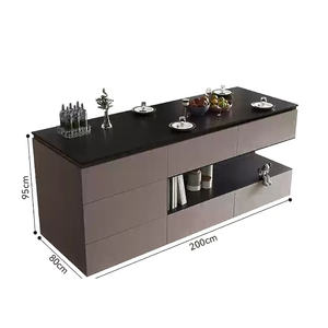 Cucina <span class=keywords><strong>isola</strong></span> con ripiani da cucina su misura con ripiani aperti - Product Image 1