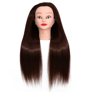 Factory Outlet 100%, maniquí <span class=keywords><strong>de</strong></span> entrenamiento <span class=keywords><strong>de</strong></span> salón <span class=keywords><strong>de</strong></span> cosmetología sintética, cabeza <span class=keywords><strong>de</strong></span> Maniquí <span class=keywords><strong>de</strong></span> peluquería recta para <span class=keywords><strong>corte</strong></span> <span class=keywords><strong>de</strong></span> <span class=keywords><strong>pelo</strong></span> - Product Image 3