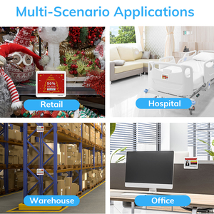 MinewTag 5,8 pouces 4 couleurs ESL avec rétroéclairage LED, étiquette numérique E-Ink pour supermarché et bureau, mise à jour des prix en un clic via l'application/PC - Product Image 5