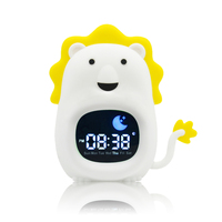 Reloj Despertador con Simulación de Amanecer y Atardecer, Luz Nocturna con Sonidos Naturales, Reloj Despertador Descriptivo para Niños, Escritorio de Estudio