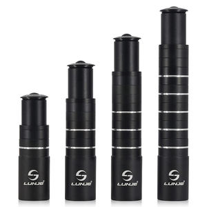 LUNJE Extension <span class=keywords><strong>de</strong></span> la tige <span class=keywords><strong>de</strong></span> fourche <span class=keywords><strong>de</strong></span> vélo MTB Adaptateur <span class=keywords><strong>de</strong></span> <span class=keywords><strong>rehausseur</strong></span> <span class=keywords><strong>de</strong></span> <span class=keywords><strong>guidon</strong></span> 28.6*90/115/150/180/210mm Adaptateur <span class=keywords><strong>de</strong></span> <span class=keywords><strong>rehausseur</strong></span> <span class=keywords><strong>de</strong></span> <span class=keywords><strong>guidon</strong></span> <span class=keywords><strong>de</strong></span> vélo - Product Image 1