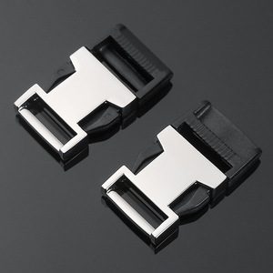 Hebilla de cierre automático de 18 mm de aleación plateada para correas de bolsos, mochilas, carriolas, artículos de seguridad para mascotas y mochilas escolares - Product Image 3