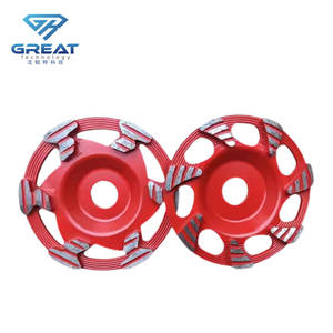 Disco Diamantato ad Alta Velocità da 125mm <span class=keywords><strong>per</strong></span> Levigatura Pavimenti in Calcestruzzo, Disco Abrasivo Personalizzabile OEM - Product Image 1