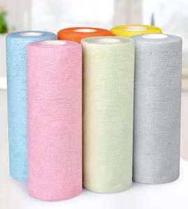 Rouleau de tissu en microfibre jetable 25*25cm 80/20 réutilisable déchirer propre rouleau de tissu serviettes en microfibre rouleaux pour plat de cuisine - Product Image 3