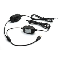 Câble USB à extrémité ouverte avec interrupteur d'alimentation 501, contrôle de puissance DIY, conducteur en cuivre, isolation PVC LANO-20516 12V pour projets personnalisés