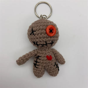 Mignonne Petite Poupée Vaudou Porte-clés Halloween Porte-clés Crochet Porte-clés Mini Poupée Vaudou - Product Image 6