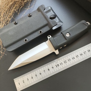 Cuchillo de Supervivencia ER Tactical de Acero Inoxidable de Alta Calidad con Funda de Madera de Nogal y Goma para Caza, Bricolaje, Personalizable, OEM - Product Image 6