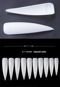 All'ingrosso 500 pezzi con copertura integrale ABS punte finte unghie curvo a Stiletto Design per salone professionale decorazioni per <span class=keywords><strong>Nail</strong></span> Art forniture - Product Image 6