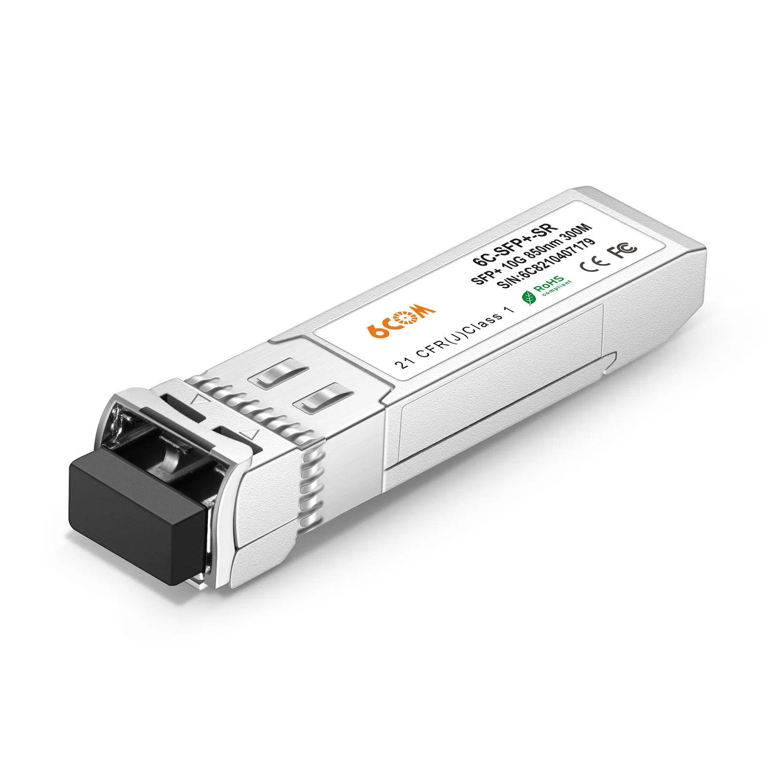 Transceptor de fibra óptica 6COM SFP 10G SR 850nm 300m multimodo SFP para Cisco compatible con el sfp-10g-sr