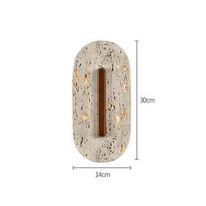 <span class=keywords><strong>Lampe</strong></span> murale d'ambiance style médiéval, esthétique Wabi Sabi, en pierre naturelle <span class=keywords><strong>de</strong></span> grotte, <span class=keywords><strong>pour</strong></span> tête <span class=keywords><strong>de</strong></span> <span class=keywords><strong>lit</strong></span> <span class=keywords><strong>de</strong></span> chambre, escalier, couloir, hall d'entrée, salon - Product Image 6