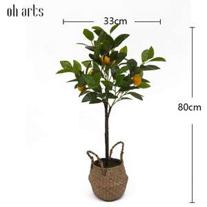Oh Arts Venta al por mayor Planta de simulación de hojas artificiales Rama de limón Decoración del hogar Planta <span class=keywords><strong>artificial</strong></span> - Product Image 3