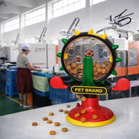 Juguete Dispensador de Snacks Ecológico de Lujo para Gatos, con Estructura Giratoria de Molino de Viento para Entrenamiento de IQ, Montaje por Succión, Diseñado para Reducir el Aburrimiento en Interiores