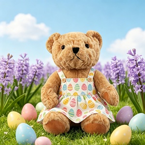 Vêtements pour ours en peluche de Pâques MSYO, tenues personnalisables à imprimé lapin/œuf, costumes de Pâques amovibles pour animaux en peluche - Product Image 3