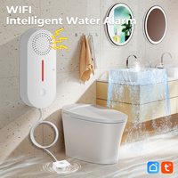 Tuya Smart Wifi Capteur de fuite d'eau Alerte d'inondation App Alarme sonore pour Smart Home Smart Life Detector