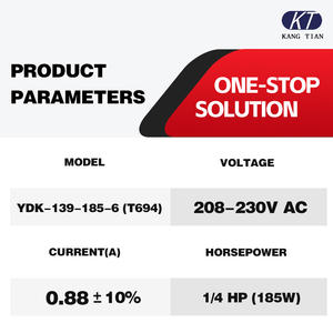 T694 OEM 업그레이드 GE Genteq 캐리어 1/4 HP 230v 콘덴서 팬 모터 5KCP39EGS070S - Product Image 4