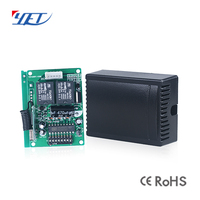 Contrôleur sans fil YET402PC 5327, 2 canaux, récepteur DC12V/24V pour ouvre-portes, 433mhz /315mhz