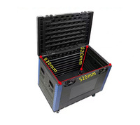 Boîtiers de vol PE ABS 3U Boîtier de rack 3U moulé léger avec loquets robustes; Profondeur peu profonde de 14.25"