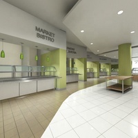 Table de buffet personnalisée commerciale équipement de cuisine d'hôpital ligne de cafétéria de service chaud et froid