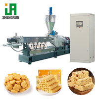 Volledig automatische rijstpuff- en maïs-snackproductielijn, inclusief maïsstokjes en puff-snack extruder machine