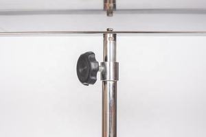 Support d'instrument de chariot à Mayo en acier médical réglable en hauteur avec plateau amovible TCS03 - Product Image 6