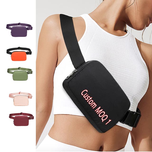Повседневная поясная сумка для велоспорта, походов с индивидуальным логотипом, забавная сумка, большая поясная сумка lulu через плечо для спорта, путешествий, тренировок, сумка