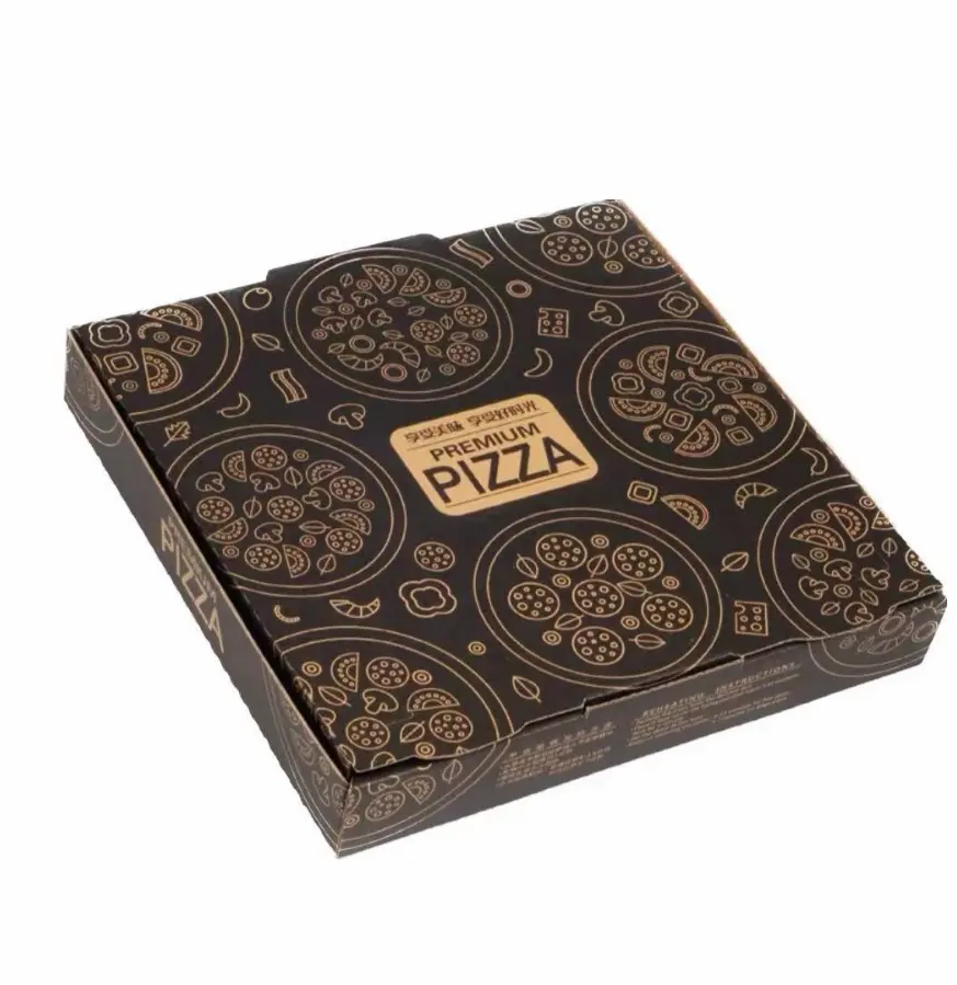 अष्टकोण पिज़्ज़ा बॉक्स लोगो पिज़्ज़ा बॉक्स पिज़्ज़ा कैरियर बैग / पिज़्ज़ा बॉक्स बैग / कैरियर बैग फ़ॉर