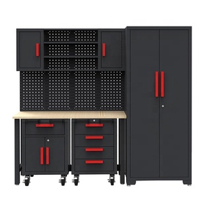 Banc de travail complet, armoire <span class=keywords><strong>à</strong></span> <span class=keywords><strong>outils</strong></span> robuste, boîte <span class=keywords><strong>à</strong></span> <span class=keywords><strong>outils</strong></span> avec hutch - Product Image 4
