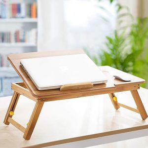 Foldable Laptop Stand Bed Height-adjustable Study Desk Foldable laptop lap tray - Product Image 3