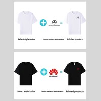 Kaos Oblong Katun Murni Berat 320g, Lengan Pendek, Model Longgar, Bermotif Budaya, Bisa Custom untuk Pakaian Kerja dan Iklan