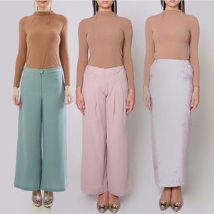 Nuovo Modello <span class=keywords><strong>Pantaloni</strong></span> <span class=keywords><strong>Palazzo</strong></span> Stile Europeo per Donne Formose - Product Image 4