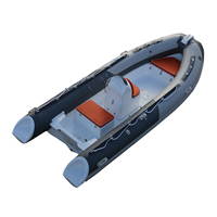 Nouveau modèle 480 RIB bateau gonflable double moteurs hors-bord 1.2mm d'épaisseur en fibre de verre coque en V profond pour la pêche surf Sport Yacht