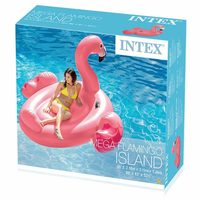 INTEX 56288 Mega Pink Flamingo Island Pool Float gonflable