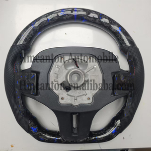 Volante Deportivo LED de Fibra de Carbono Forjada y Cuero Perforado, el Más Popular, para BMW Serie G, M3 G20 G30 G80 M4 G82 M5 CS - Product Image 4