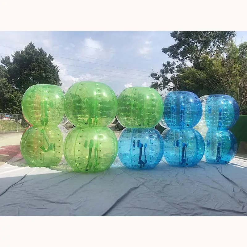Bola de parachoques inflable de alta calidad, juego de Sumo, 1,2 M/4 pies, 1,5 M/5 pies de diámetro, Bola de burbuja inflable