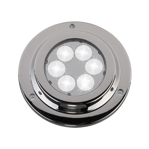 Lumière sous-marine LED Anheart Marine en acier inoxydable, 6 LED blanches 5000K, pour bateau de pêche et utilisation extérieure - Product Image 2