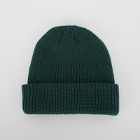 Bonnet de pêcheur en tricot d'hiver personnalisé pour hommes et femmes, en acrylique de haute qualité, avec étiquette tissée, style décontracté et motif crâne