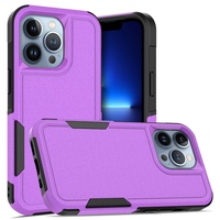 Coque de téléphone 2 en 1 pour Iphone 17 SE4 16E 16Promax 15Plus 14pro 13 12 11 XS X 8 Hard PC Shockproof Full Protection Back Cover