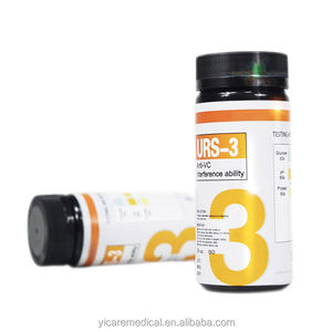 Les bandelettes de test d'<span class=keywords><strong>urine</strong></span> URS-3 (manuel en plastique) peuvent être personnalisées pour un diagnostic et une analyse médicaux professionnels - Product Image 2