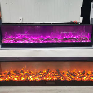 Chimenea de Vapor Eléctrica 3D de 1,2 metros, 64 colores, diseño de Panel plano LED, efecto de llama de 3L, chimenea aprobada por la CE, enchufe de EE. UU. Para el hogar - Product Image 1