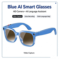 Lunettes audio IA en gros, casque Bluetooth à oreille ouverte, chargement magnétique rapide, contrôle tactile, lunettes intelligentes