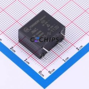 YX201-S-112D Power Relay DIP-5 Relay 12V 1 Changeover: 1C (SPDT-Changeover)::: 5 250V-AC - Product Image 1