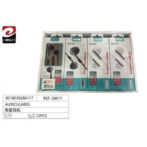 Stereo Earphone With Microphone SF125 3.5mm Jack For Mobile Phone 12Pcs - Product Image 1