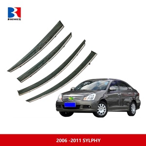 Déflecteurs de Vitres Latérales Anti-Pluie et Anti-Vent pour <span class=keywords><strong>NISSAN</strong></span> SENTRA SYLPHY 2006-2011 – Pare-Pluie et Visière de Portière - Product Image 2