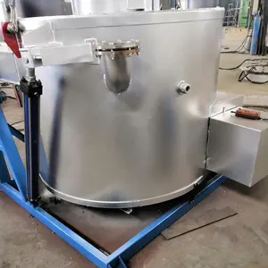 China kipp-typ schmelzofen hydraulischer kipp-tiegel schmelzofen aluminium-schmelzzubehör für aluminium kupfer