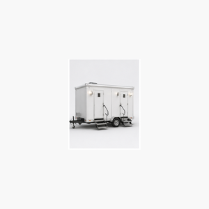 Toilettes portables à porte unique de style conteneur gris foncé pour site industriel, camp minier, structure en acier durable - Product Image 5